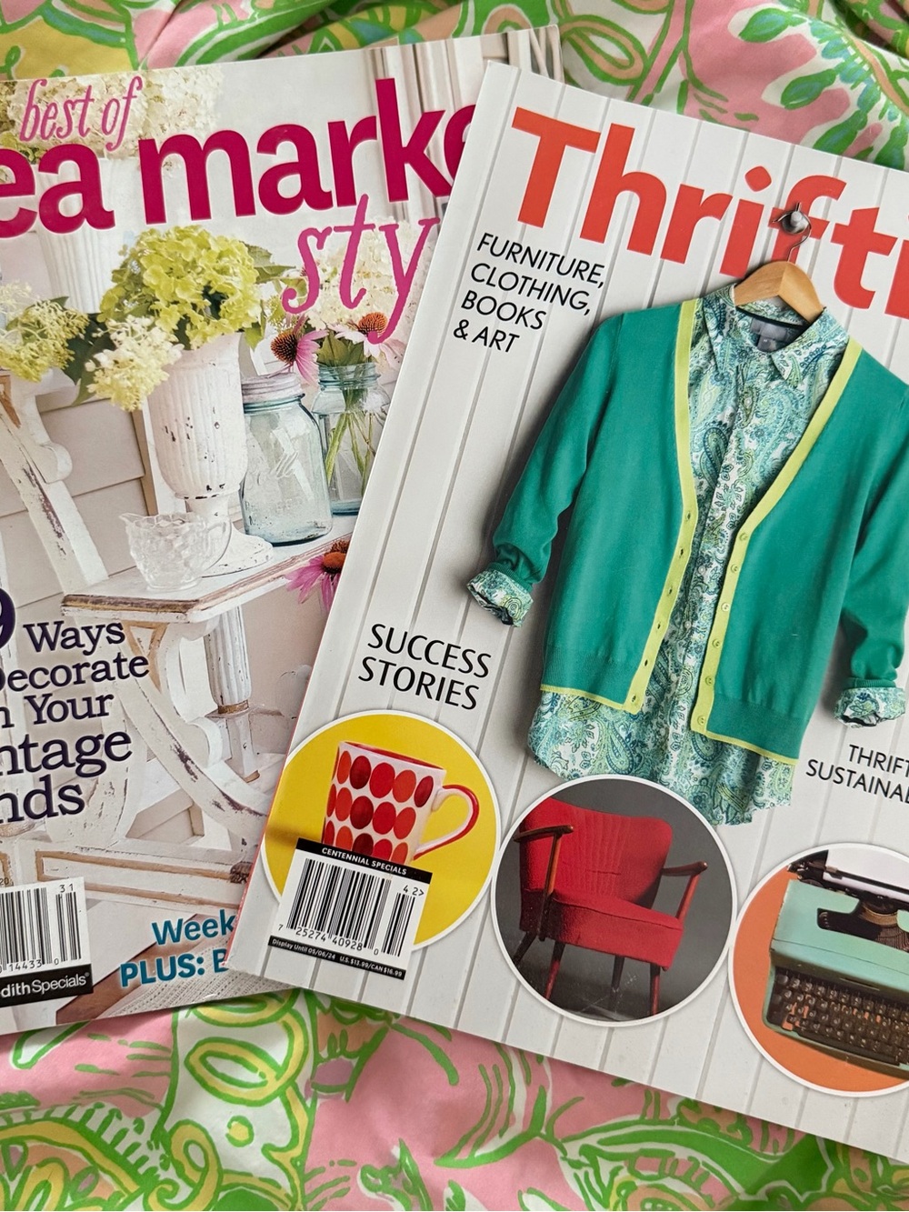 Thrifty Home Magazine - Green Cover